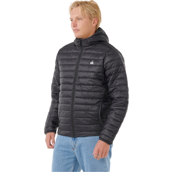 2025 Rip Curl Heren Anti Series Zoeken Puffer Hood 023MJA - Black